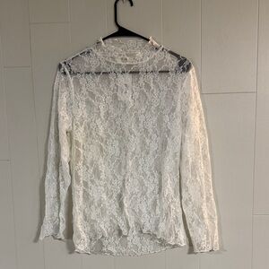 Chic Sheer Lace Blouse